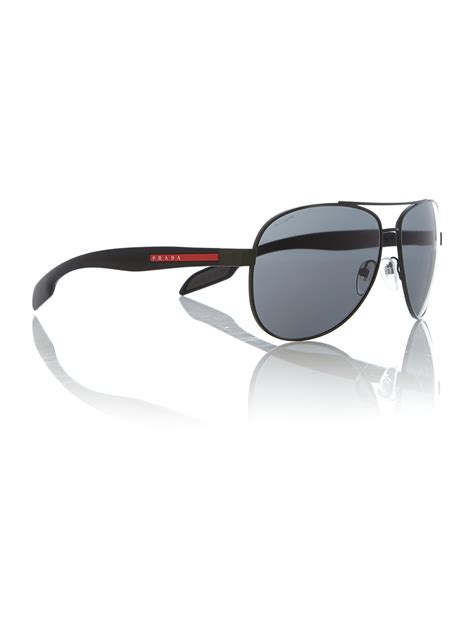 prada linea rossa grad 67mm irregular sunglasses|prada linea rossa sunglasses men's.